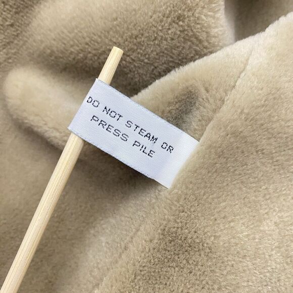 Vtg London Fog Women Trench Coat Faux Fur Lined Khaki Tan Size 10 - Picture 13 of 14